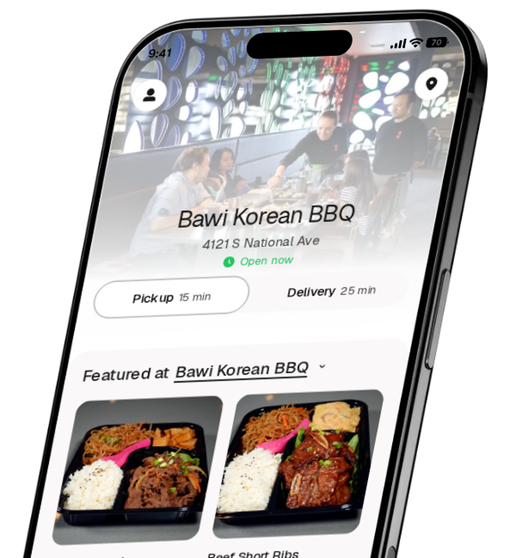Bawi Korean BBQ app preview